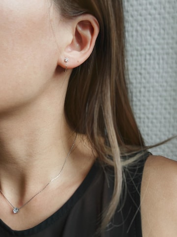 Kamakula Earrings 'Mini C' in Silver