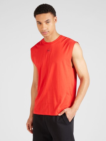 HUGO Shirt 'Dankto241' in Rood: voorkant