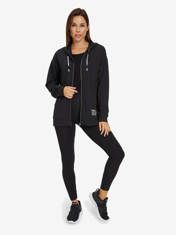 Betty Barclay Sweatjacke mit Kapuze in Schwarz