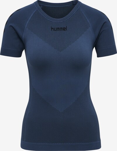 Hummel Функциональная футболка 'First Seamless' в Цвет морской волны / Черный, Обзор товара