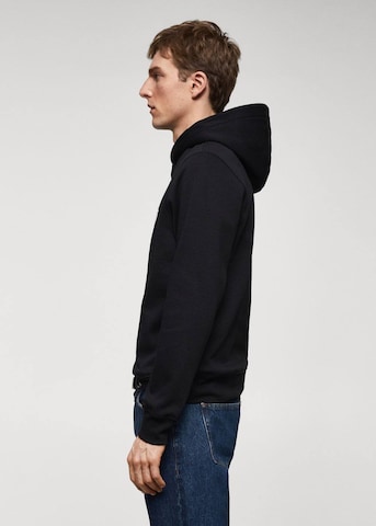 MANGO MAN Sweatshirt in Schwarz