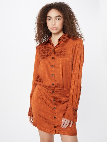 Robe-chemise 'Bree' Birgitte Herskind en marron : devant