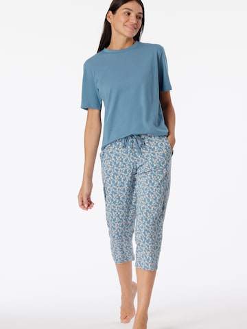 SCHIESSER Pajama Pants ' Mix & Relax ' in Blue