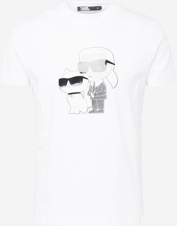 Karl Lagerfeld T-Shirt in Weiß: predná strana