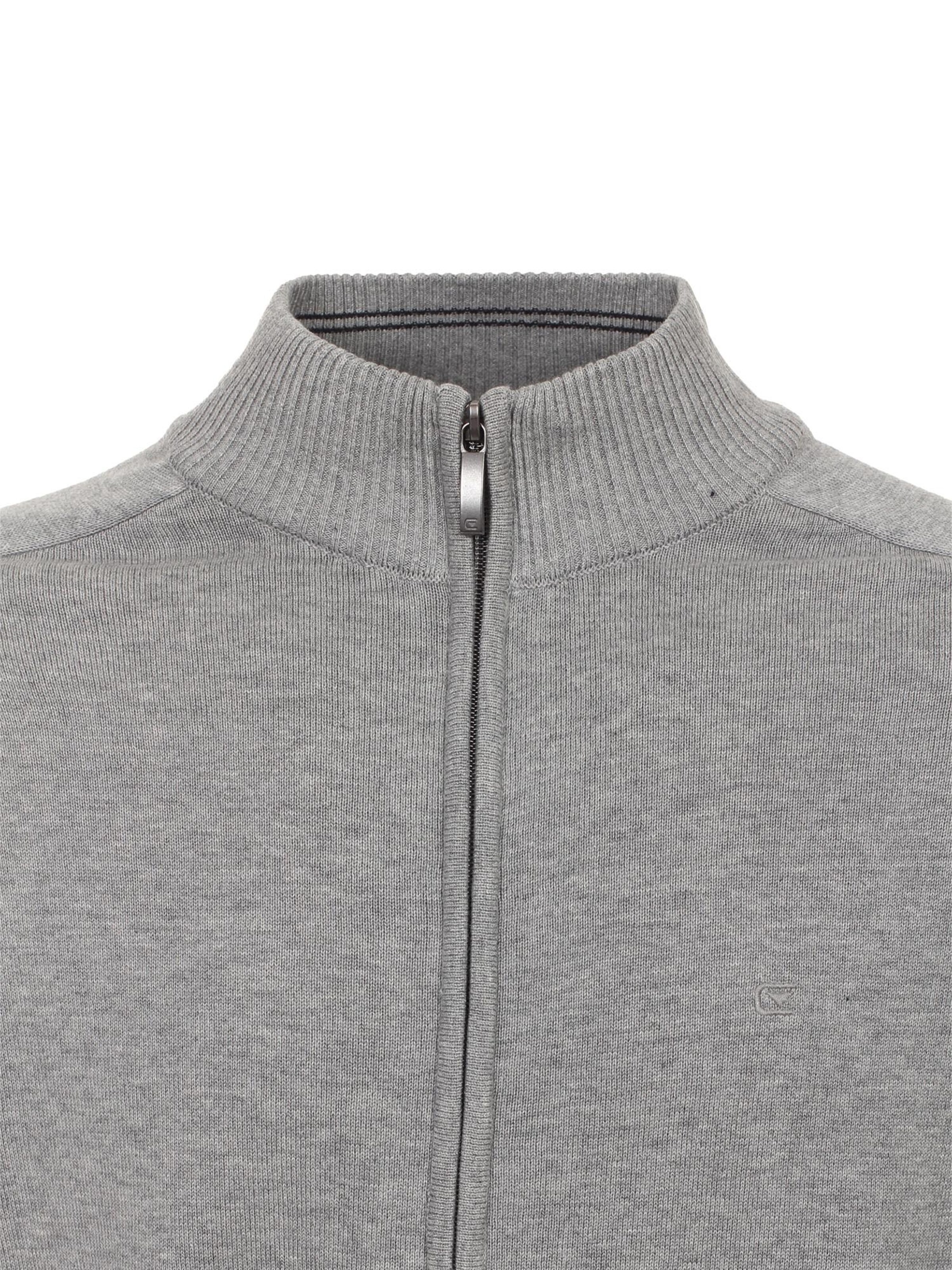 CASAMODA Knit Cardigan 'Basic' in Grey