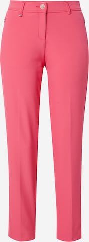 Regular Pantaloni cu dungă 'Maron' de la BRAX pe roz: față