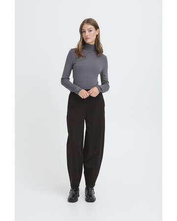 ICHI Barrel Trousers 'IHKate' in Black