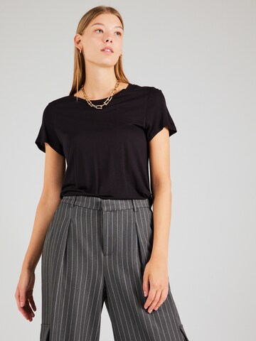Tricou 'Mare' de la Lindex pe negru: față