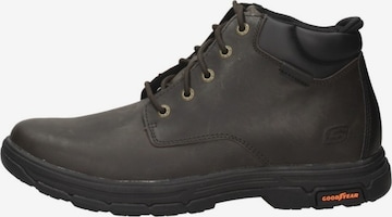 Bottes à lacets 'Relaxed Fit: Segment 2.0 - Brogden' SKECHERS en marron : devant