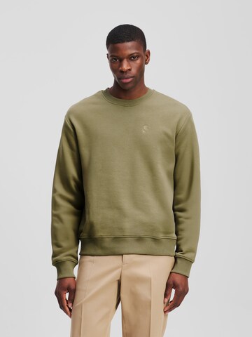 Karl Lagerfeld Sweatshirt 'Kameo' in Green: front
