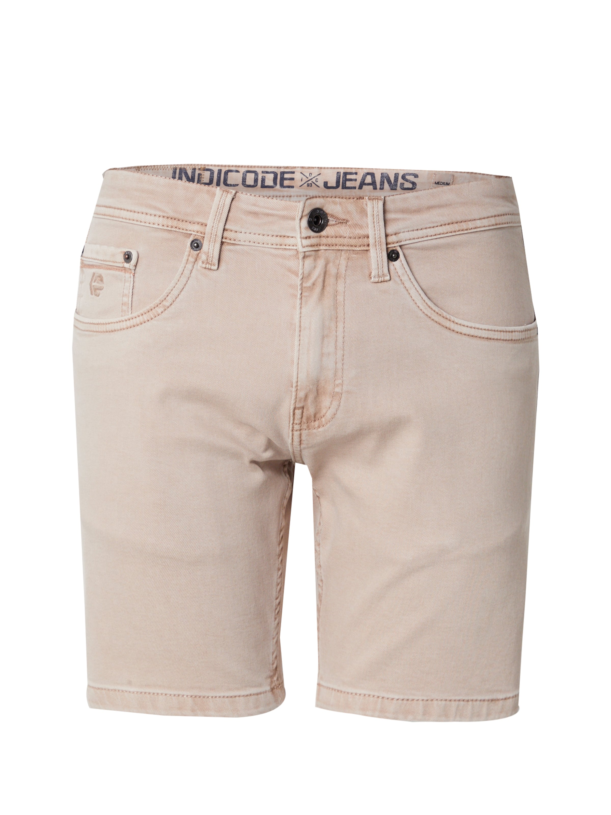 pelēks INDICODE JEANS Piegulošs Džinsi 'Symon': no priekšpuses