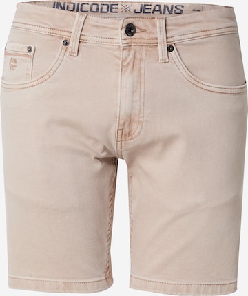 INDICODE JEANS Slimfit Farkut 'Symon' värissä harmaa: etupuoli