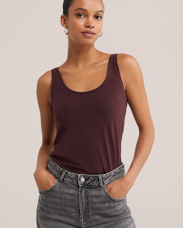 WE Fashion - Top en lila: frente