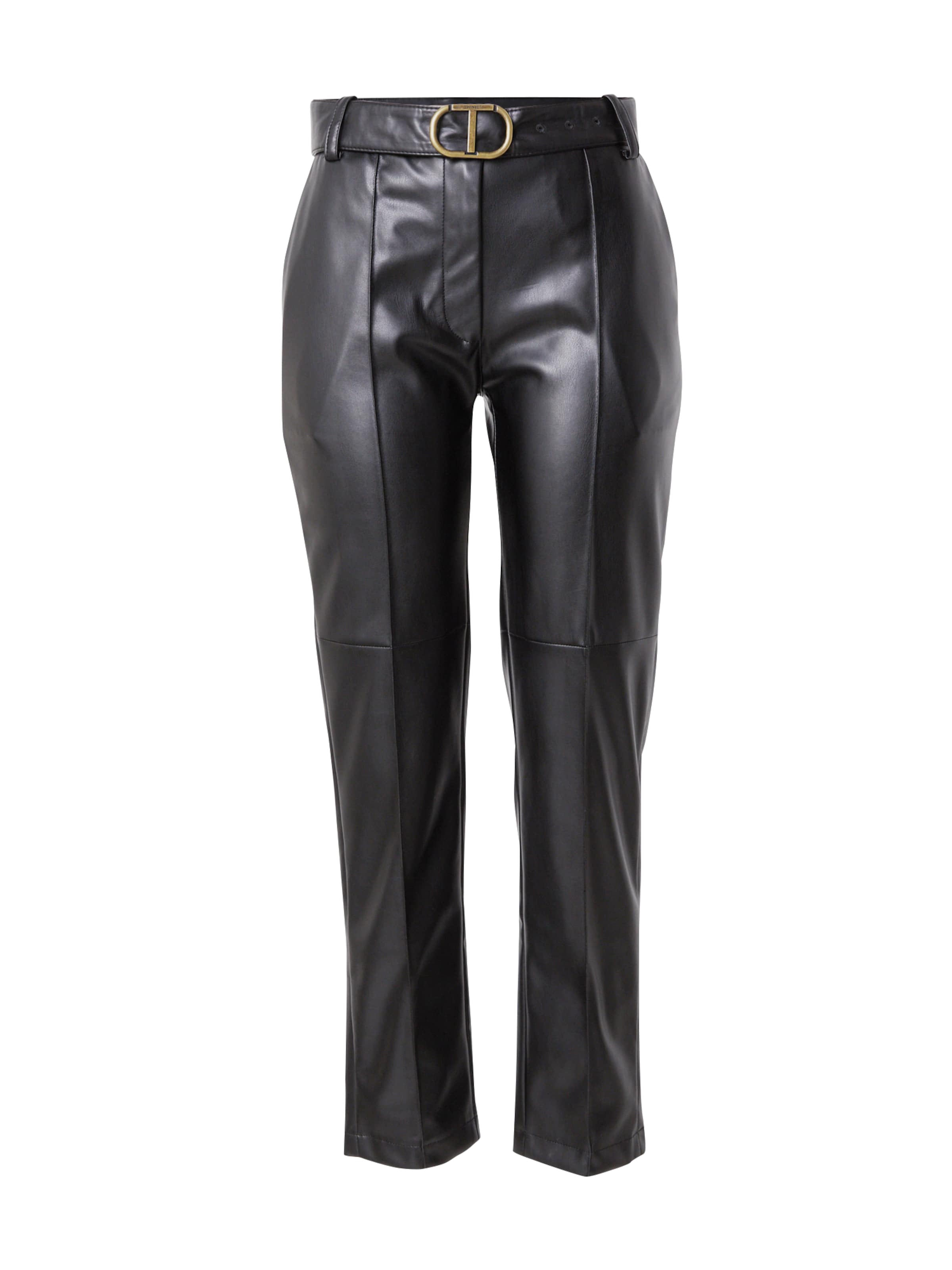 Slimfit Pantaloni di Twinset in nero: frontale