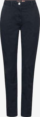 CECIL Slim fit Chino Pants in Blue: front