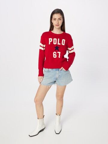 Pull-over Polo Ralph Lauren en rouge