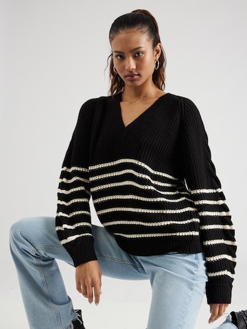 SISTERS POINT Sweater 'MIBA' in Black: front