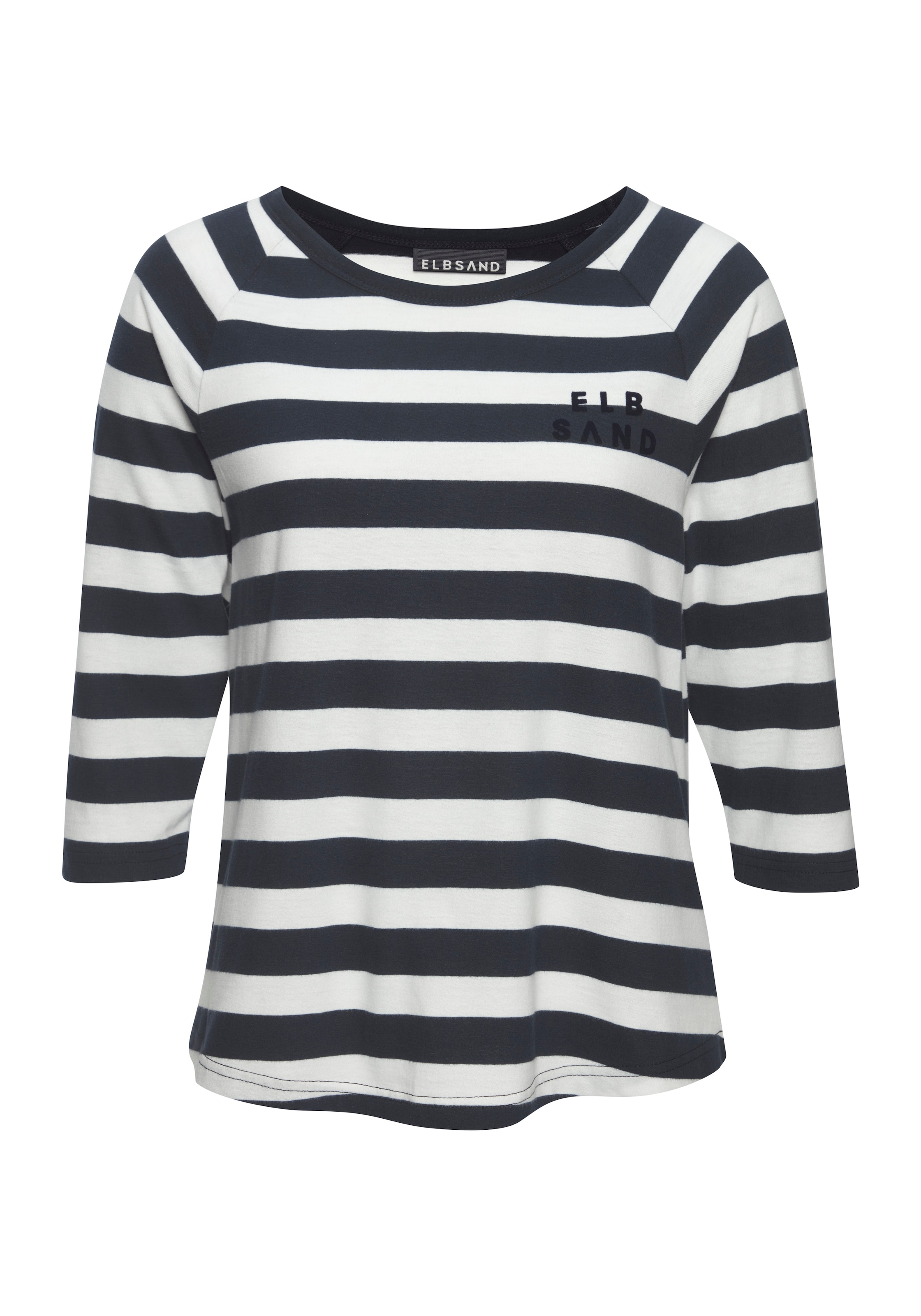 Elbsand - Camiseta en negro: frente