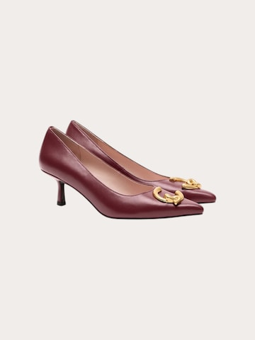 Coccinelle Ballet Flats 'Coccinelle C-Me Smooth' in Red: front
