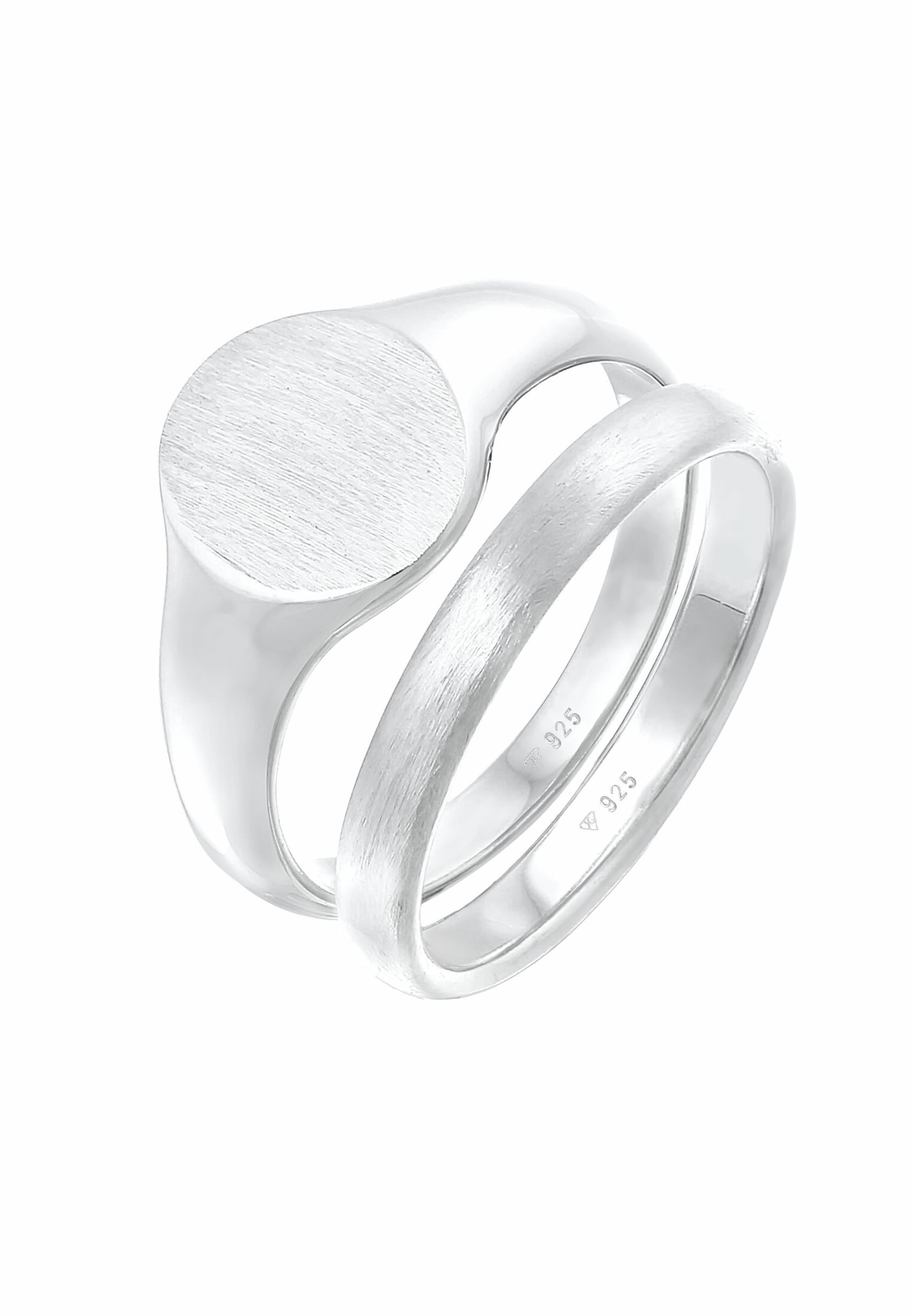 KUZZOI Ring in Silver: front