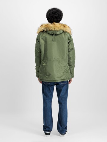 ALPHA INDUSTRIES Winter Jacket 'N3B VF 59' in Green