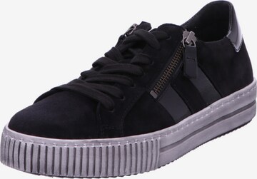 GABOR Athletic Lace-Up Shoes in Black: front