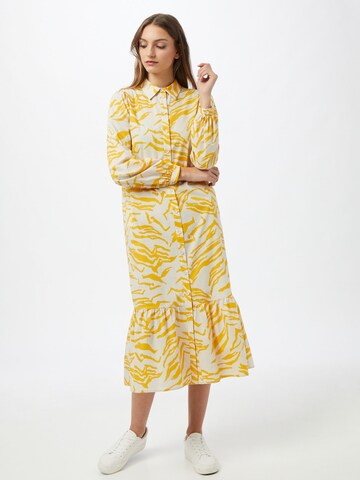 Aligne Shirt dress 'Cecilie' in Yellow: front