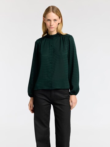 SELECTED - Blusa en verde: frente