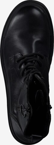 TOM TAILOR - Botines con cordones en negro