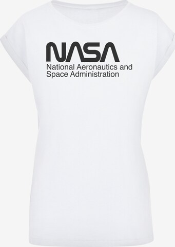 F4NT4STIC Shirt 'NASA' in White: front