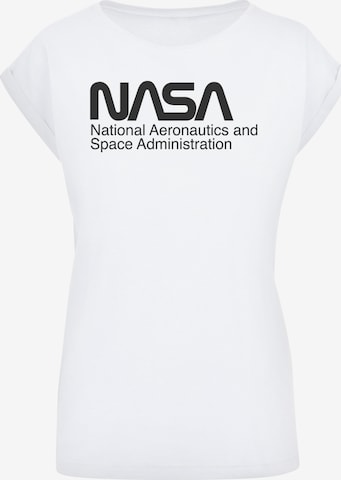 T-shirt 'NASA' F4NT4STIC en blanc : devant