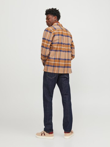 JACK & JONES Regular fit Skjorta 'Roy' i brun