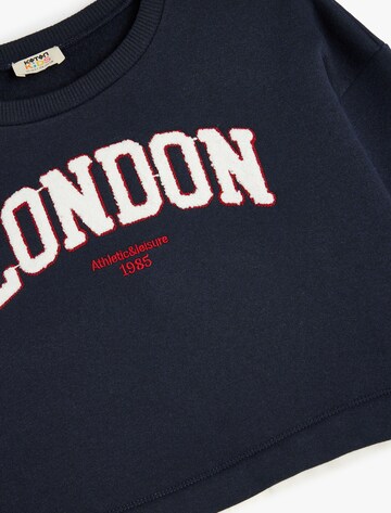 Koton Sweatshirt in Blauw