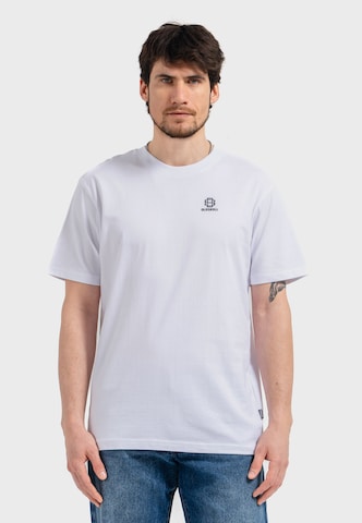 Oldskull T-Shirt 'Basic Oldskull 25' in Weiß: Vorderseite