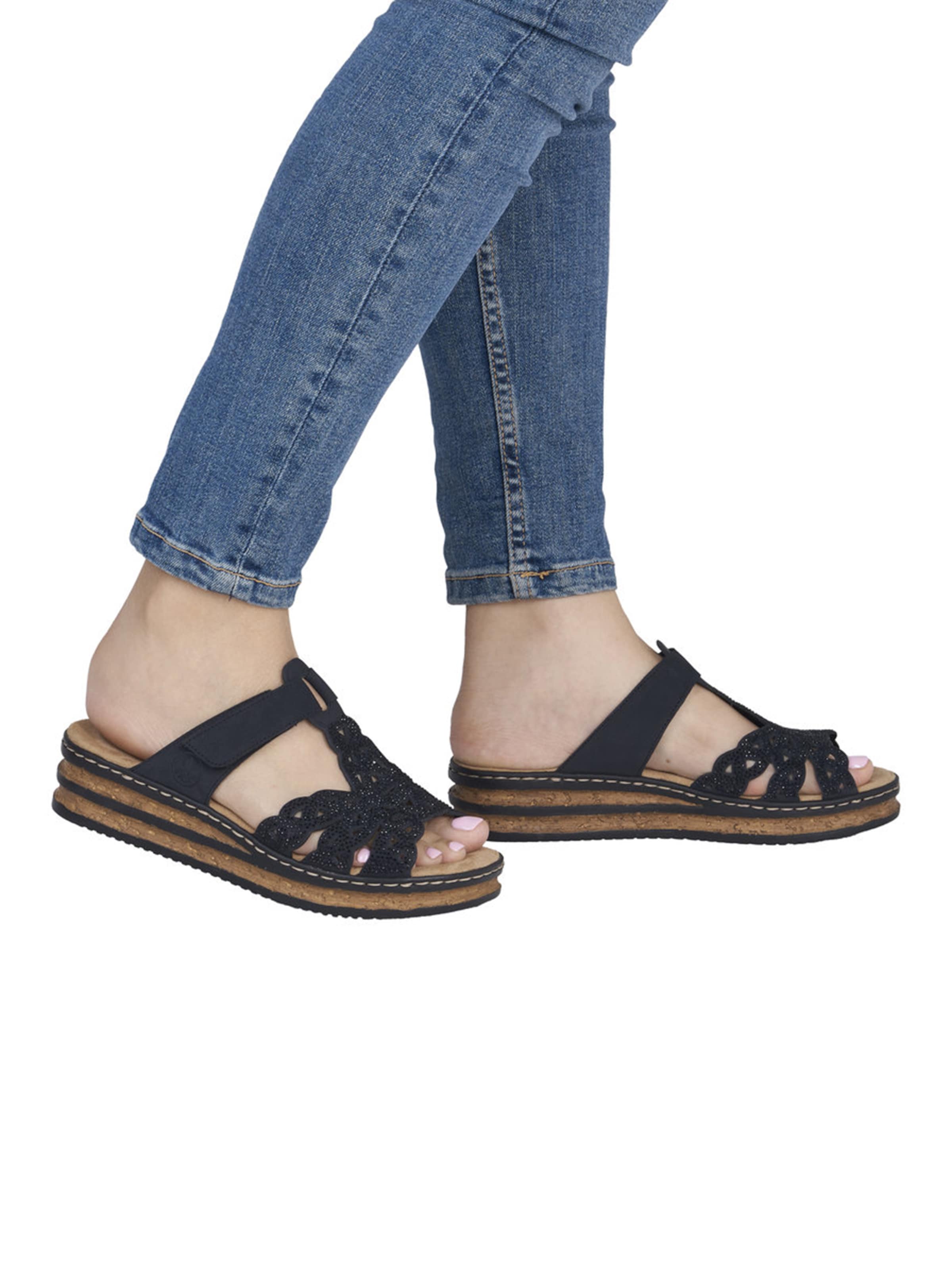 Rieker Pantofle – modrá