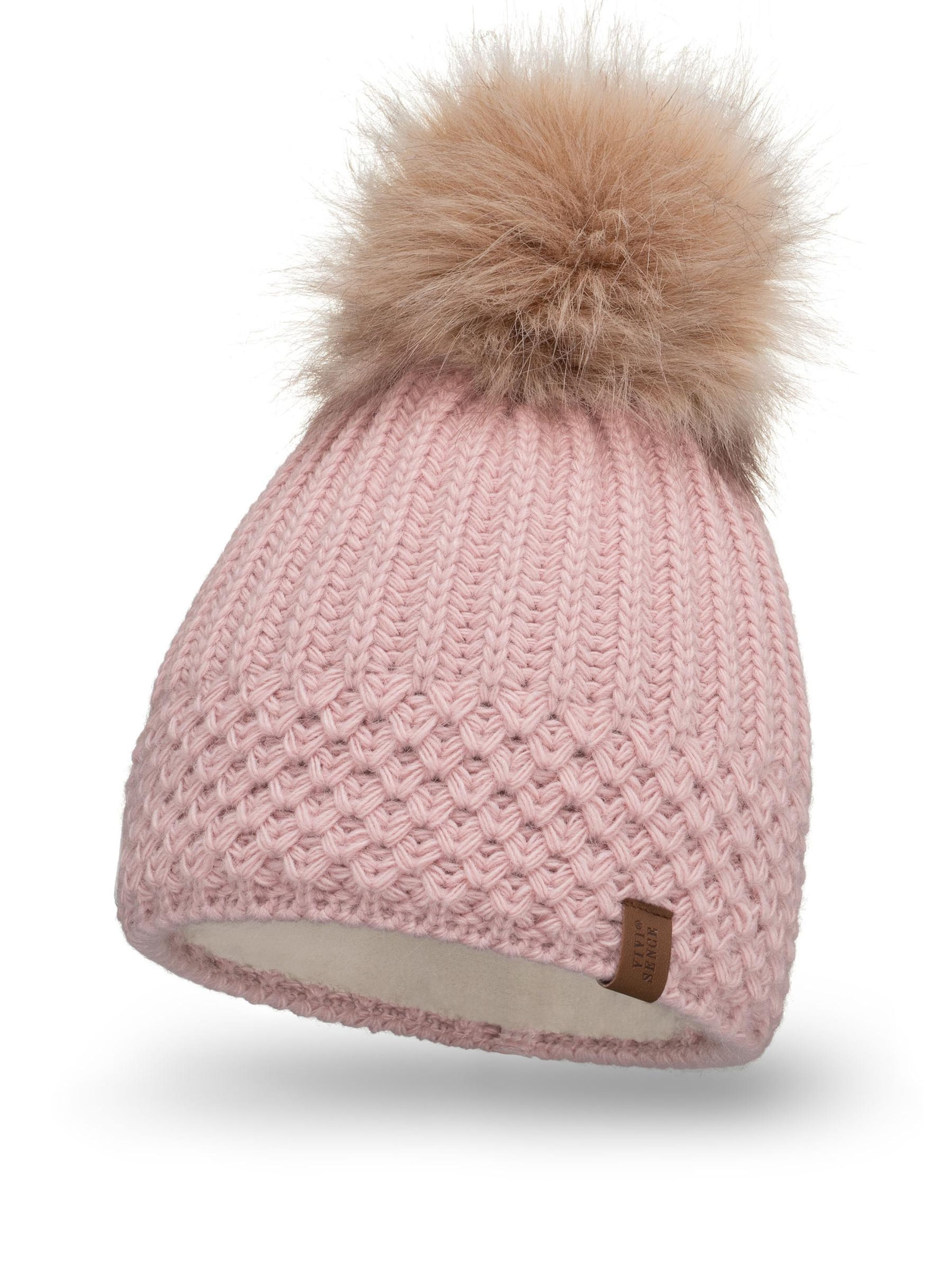 Vivisence Mütze '7016'‌‌‌‌ in Pink: Vorderseite