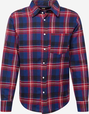 AÉROPOSTALE Button Up Shirt in Blue: front