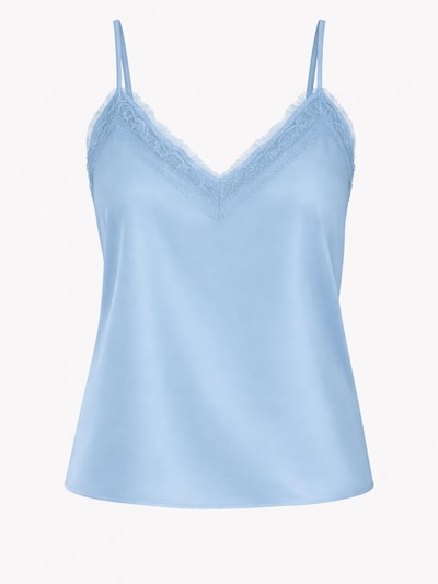 Worldclassca Top 'Spaghetti Lace Trim Top'‌‌‌‌‌‌‌ in himmelblau, Produktansicht