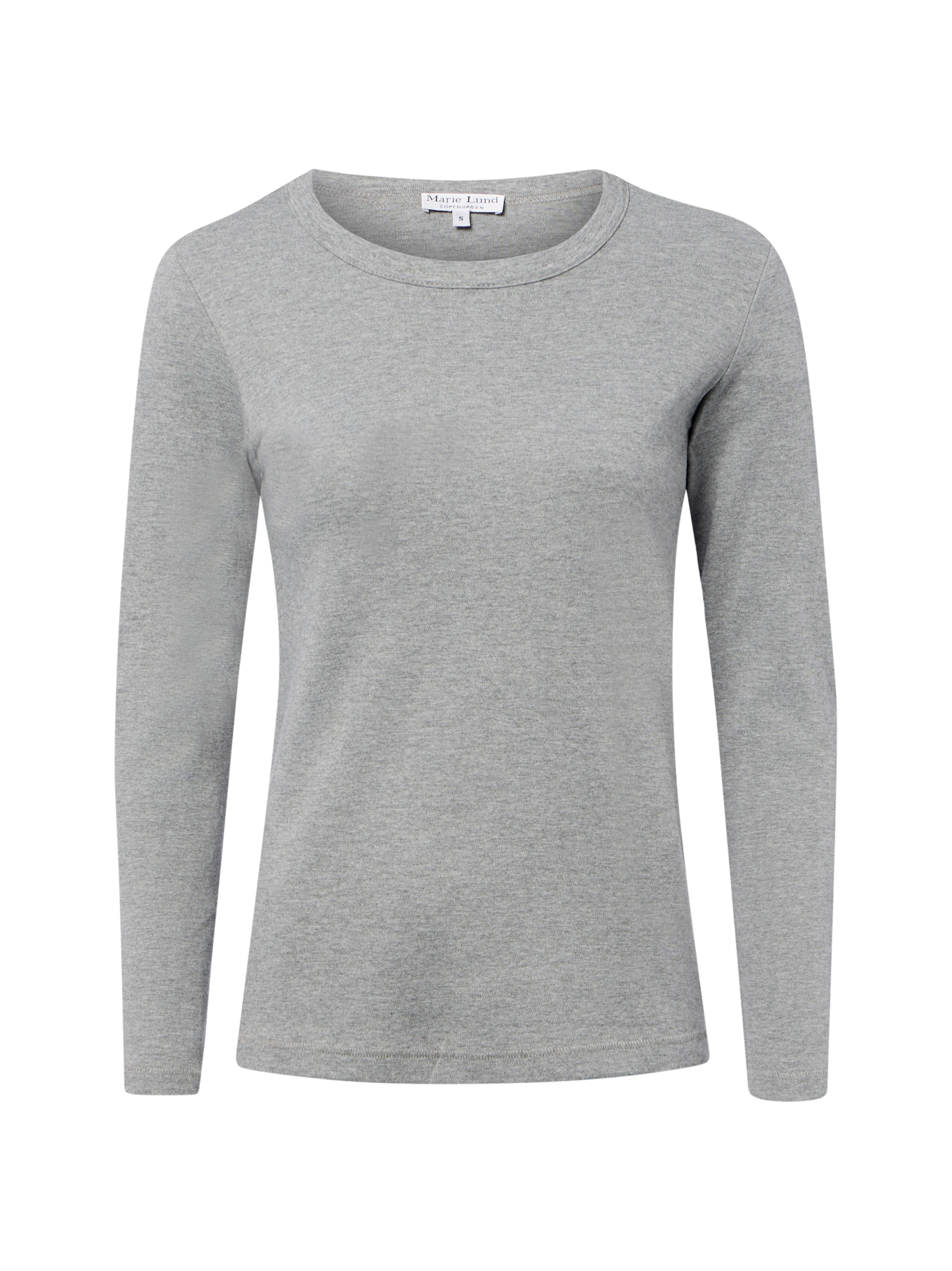 Marie Lund Shirt in Grijs: voorkant