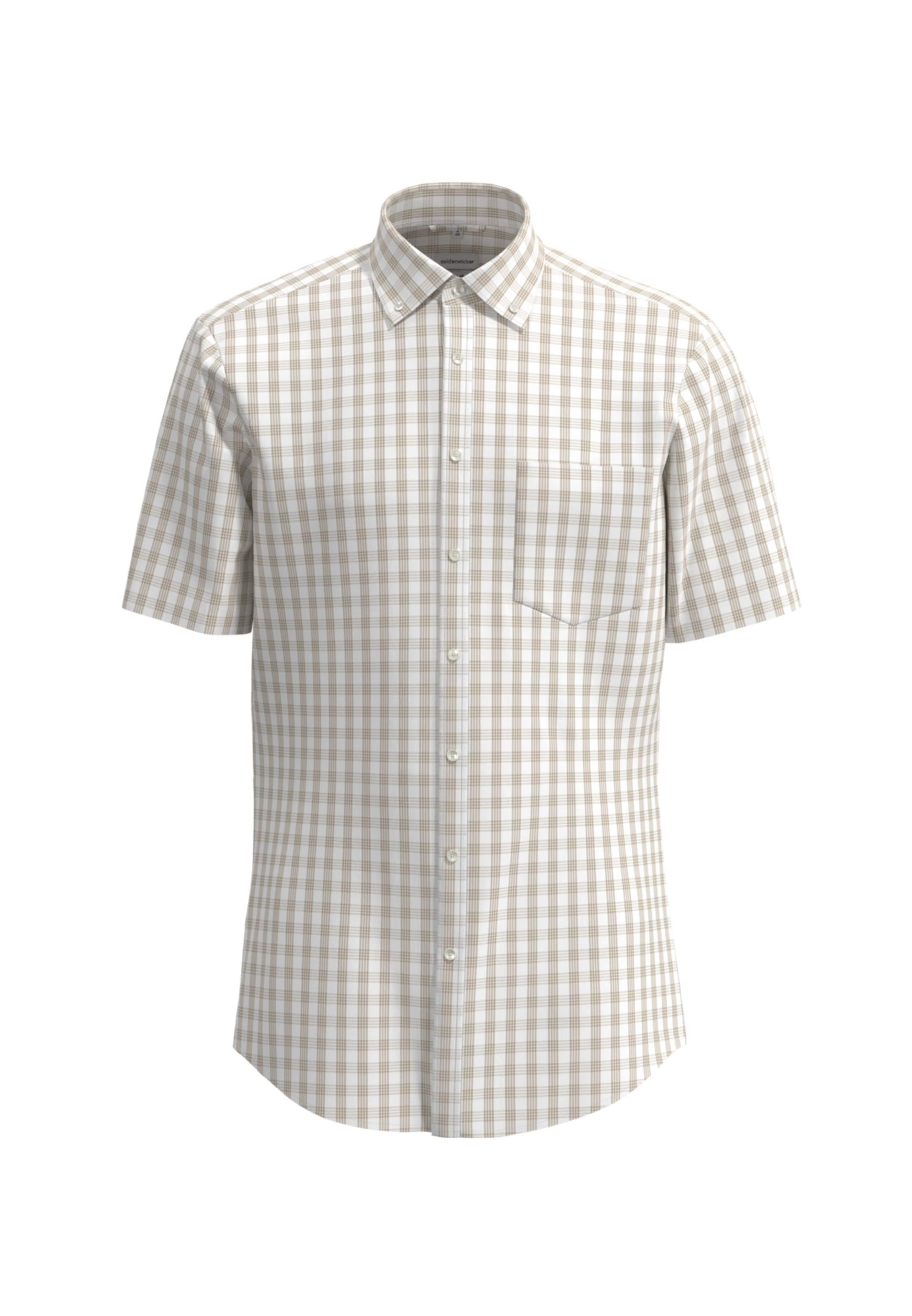 Fit confort Chemise business SEIDENSTICKER en beige : devant