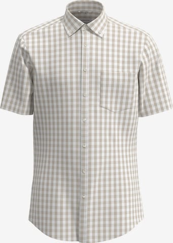 Fit confort Chemise business SEIDENSTICKER en beige : devant