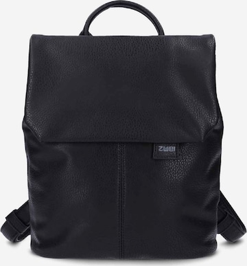 ZWEI Rucksack 'MADEMOISELLE.M MR8' in Schwarz: Vorderseite