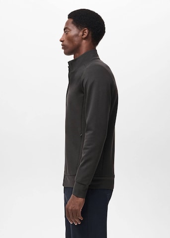 MANGO MAN Zip-Up Hoodie 'Hugo' in Grey