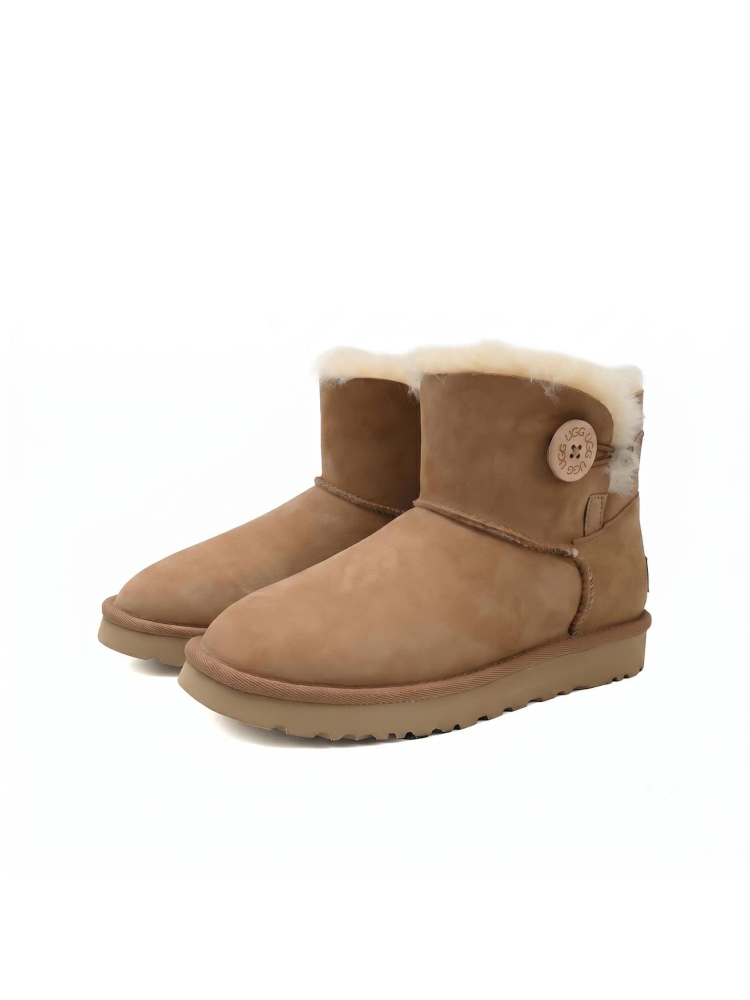 UGG Boots 'UGG Mini Bailey Button II'‌‌‌‌‌‌‌‌‌‌ in Braun