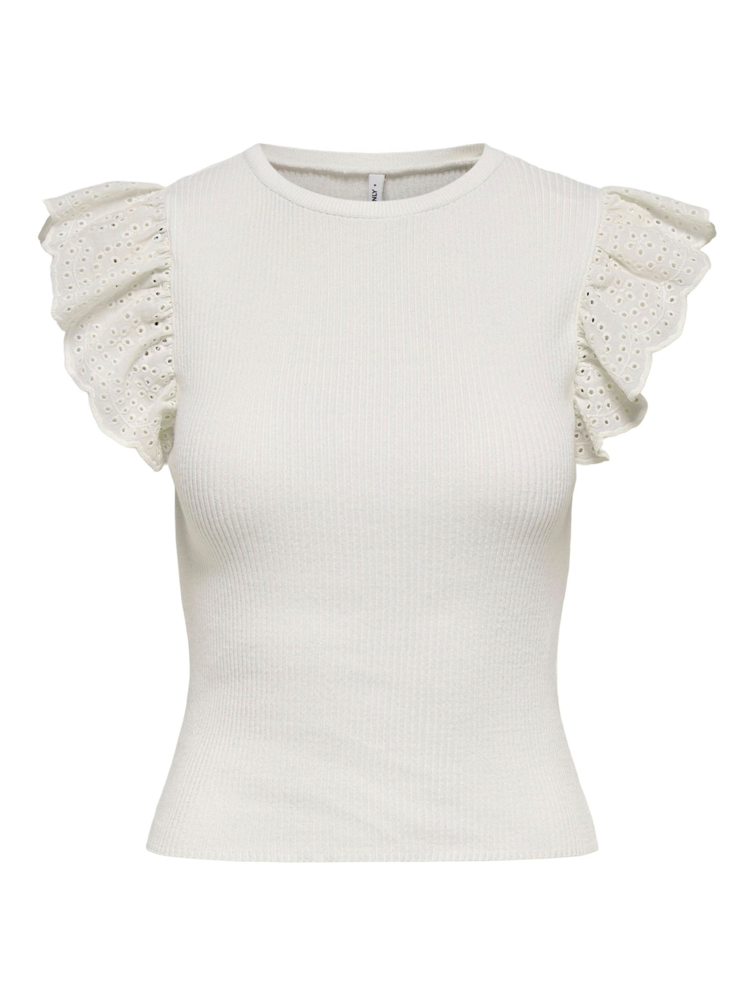 ONLY Trui 'ONLSia' in Wit: voorkant