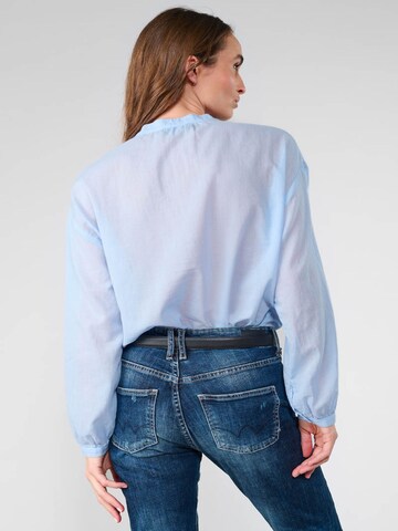 Le Temps Des Cerises Bluse 'Aups' in Blau