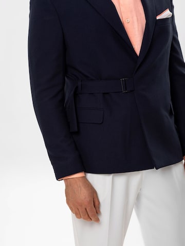 Coupe regular Veste de costume Antioch en bleu