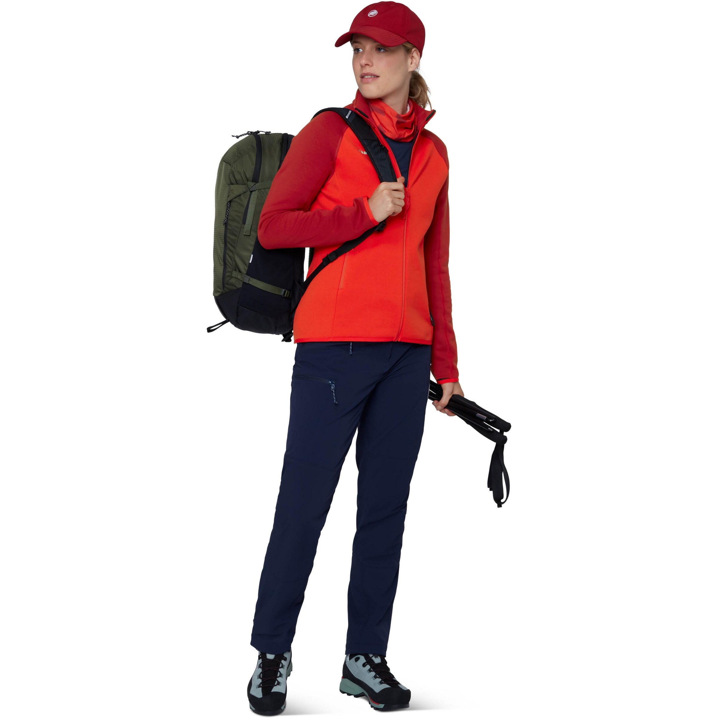 MAMMUT Funktionsfleecejacke 'Aconcagua' in Rot