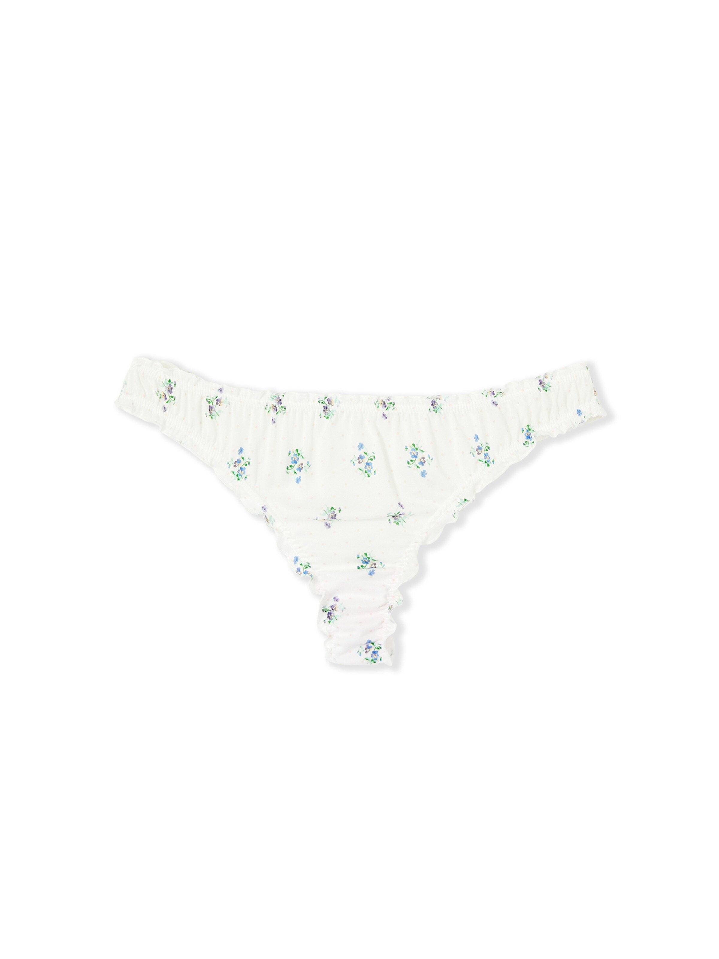 ETAM String 'Treffle' in Weiß: Vorderseite