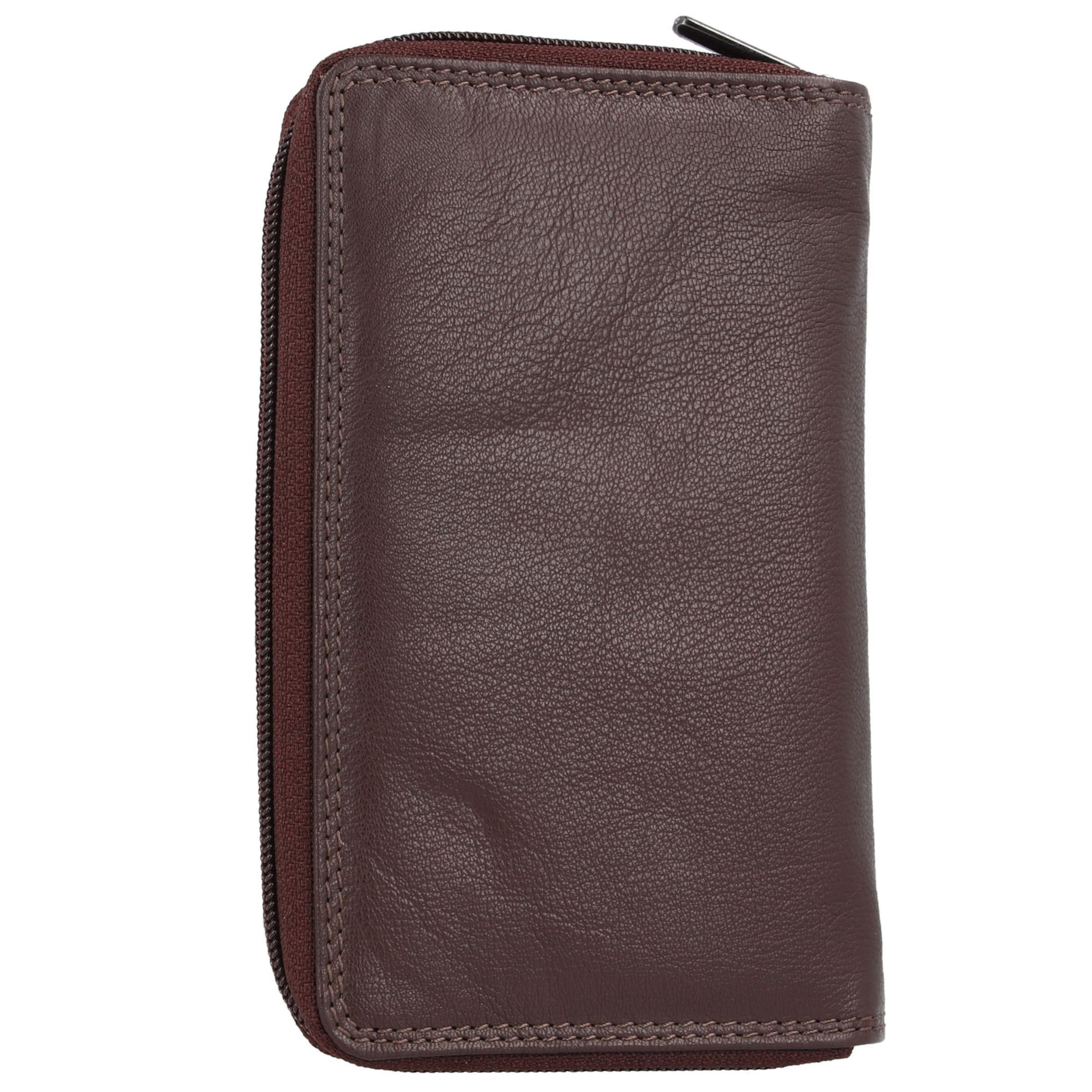 mano Wallet 'Donna Giulia' in Brown